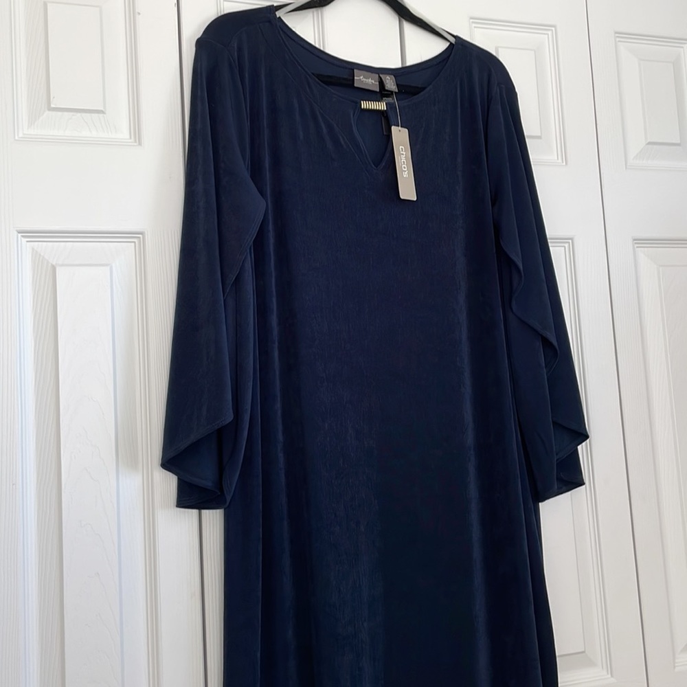 Deep rich Navy Blue Dress